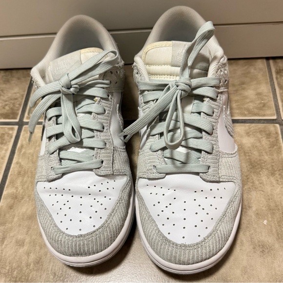Nike Dunk Low Light Silver Corduroy - Women's Size 7.5 - Picture 1 of 8